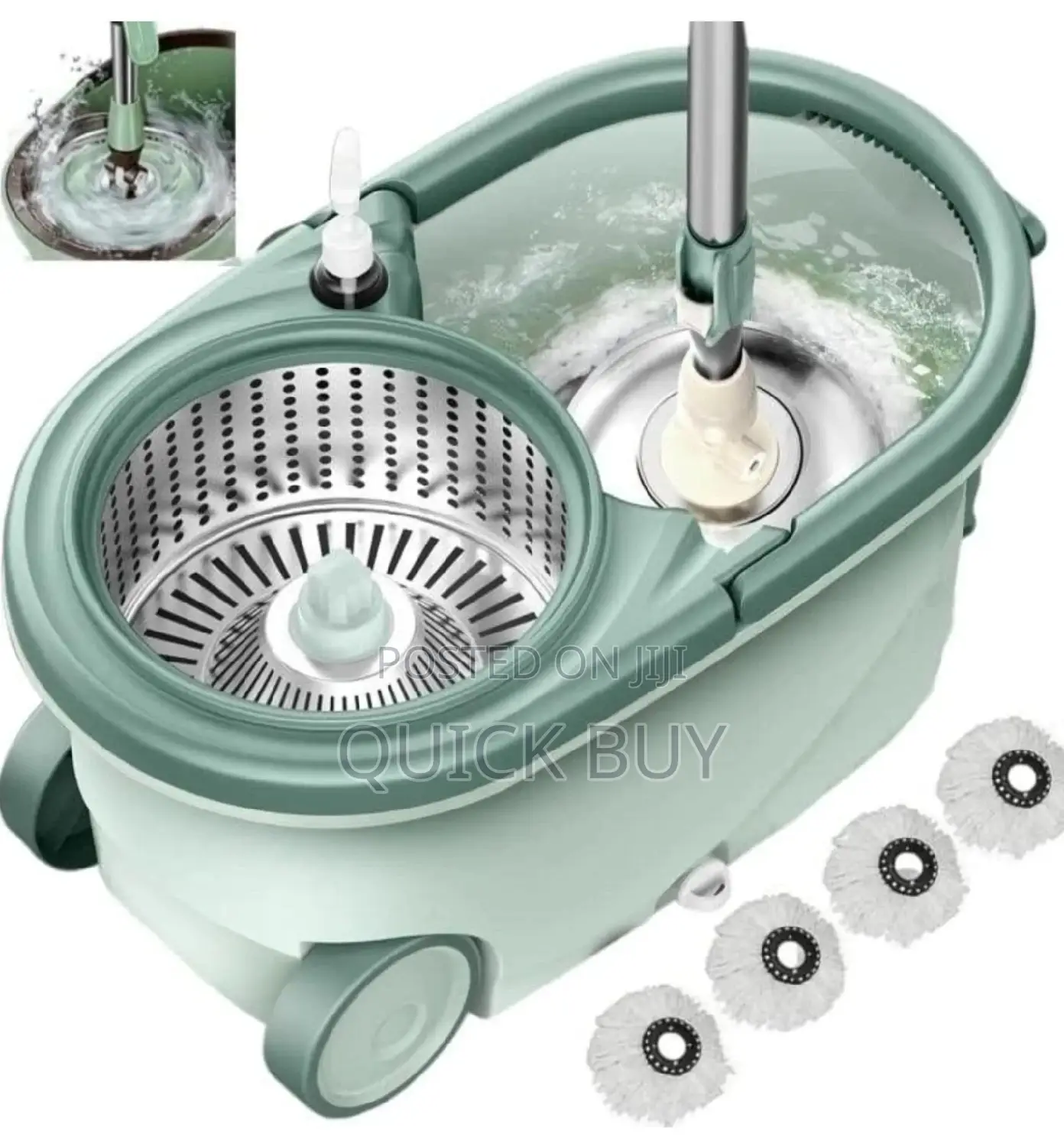Classic Spin Mop and Bucket Set