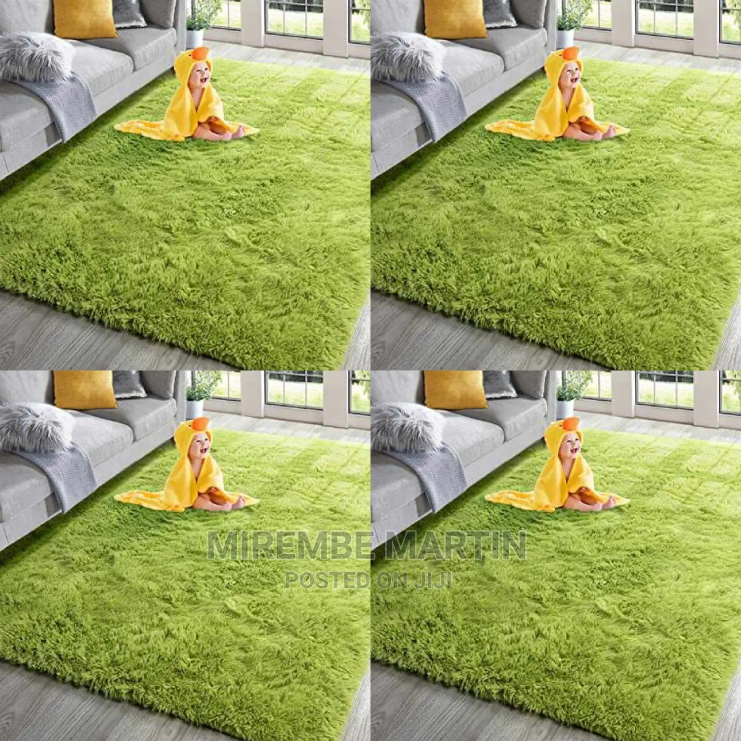 Green Center Carpet