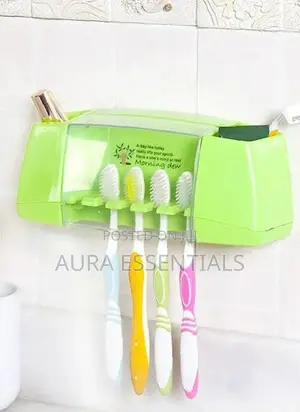 Plastic Toothpaste Toothbrush Holder