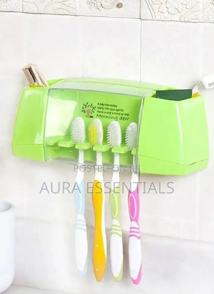 Plastic Toothpaste Toothbrush Holder