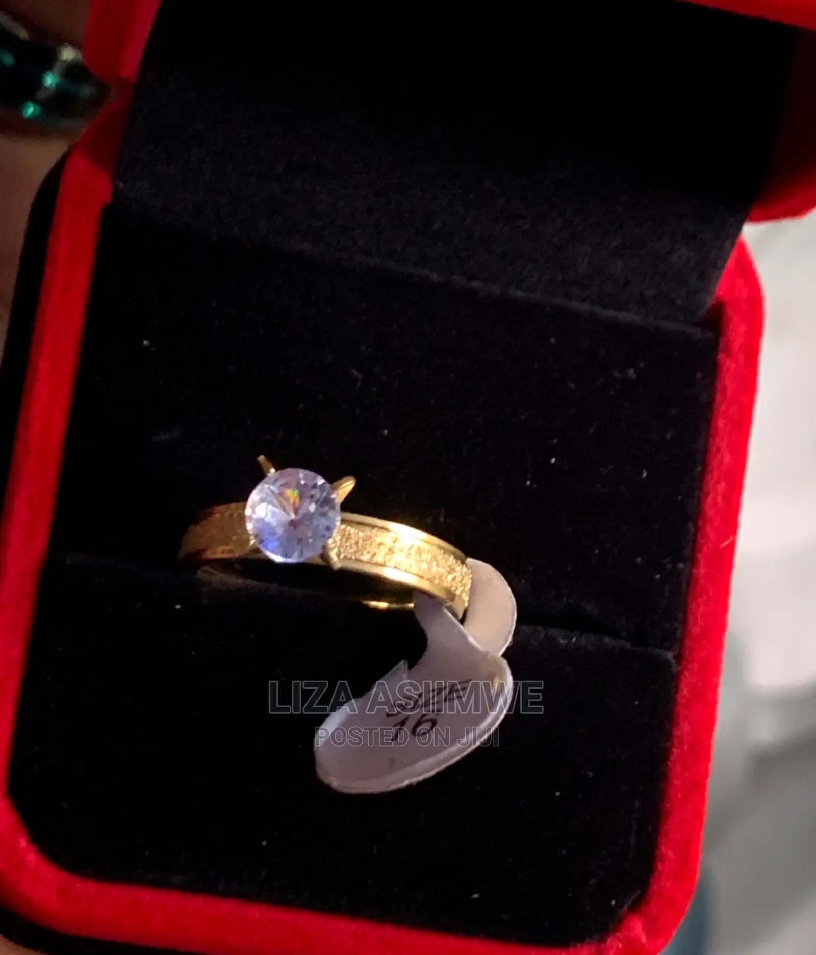 Simple Engagement/ Proposal Rings Available With a Ring Box