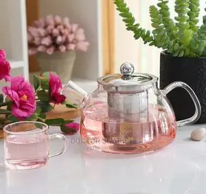 Clear Glass Teapot With Infuser