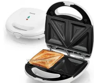 Saachi 2 Slice Sandwich Maker Toaster Grill- White