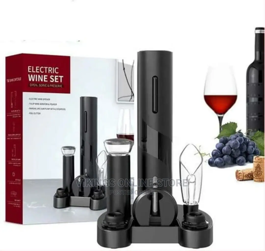 Electric Wine Opener Set Wine Bottle Opener Corkscrew Kit