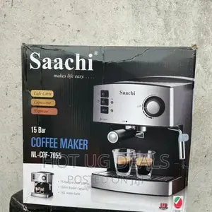 Saachi Coffee Maker NL-COF-7055 All in 1- Silver,Black
