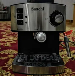 Saachi Coffee Maker NL-COF-7055 All in 1- Silver,Black