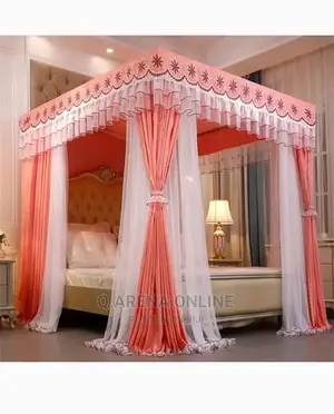 Mosquito Net With Curtains and Strong Poles