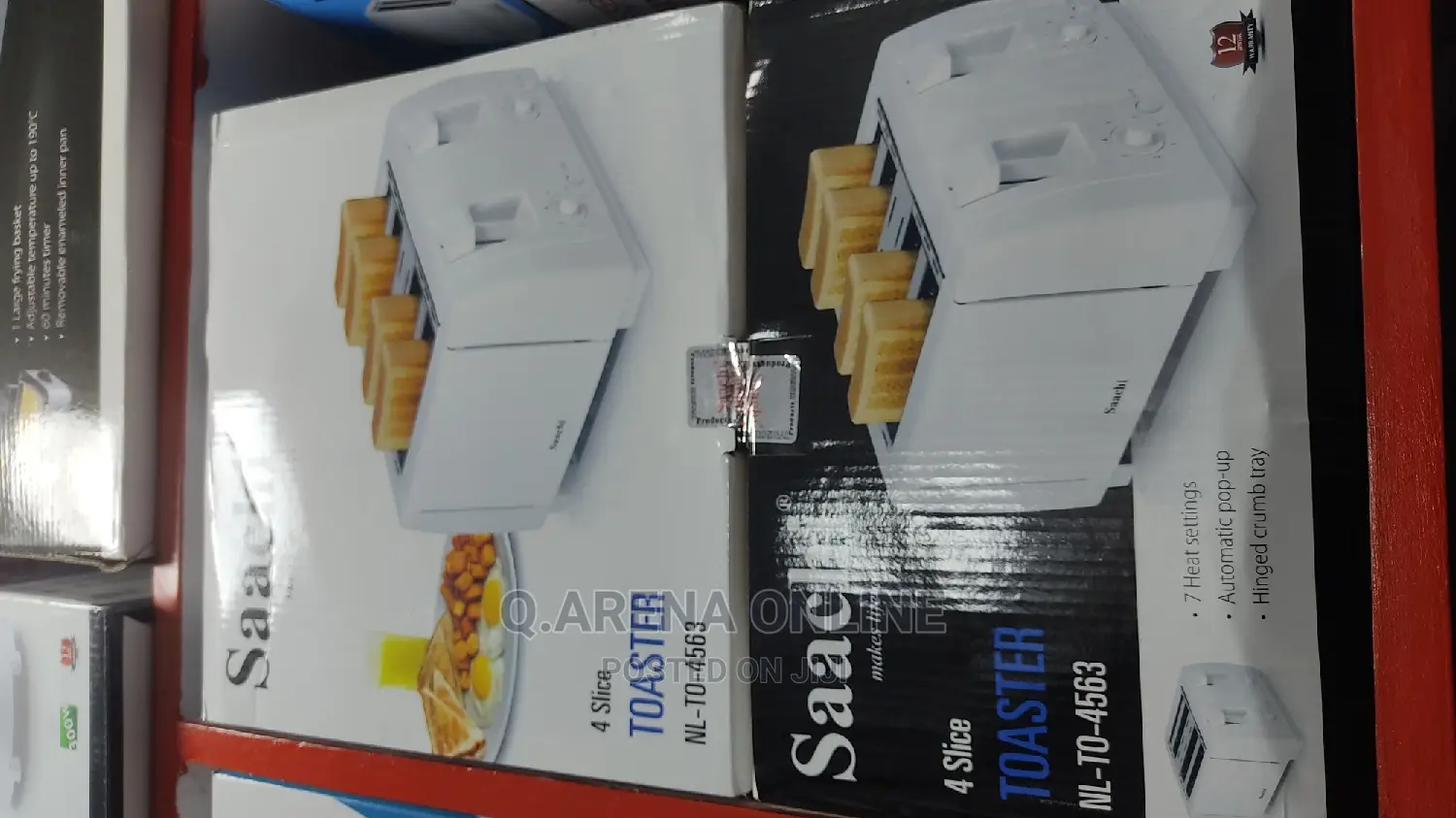 4 Slice Bread Toaster Saachi