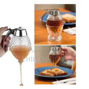 Honey Glass Dispenser.