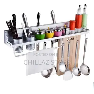 Wall Mounted Kitchen Storage Rack.