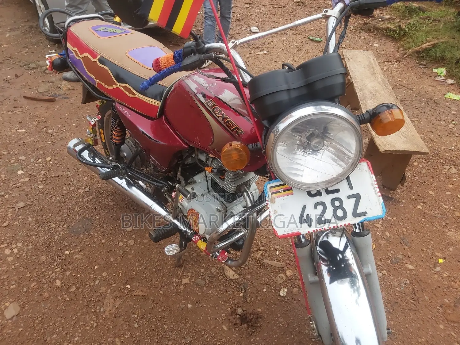 Bajaj Boxer 100 2018 Red