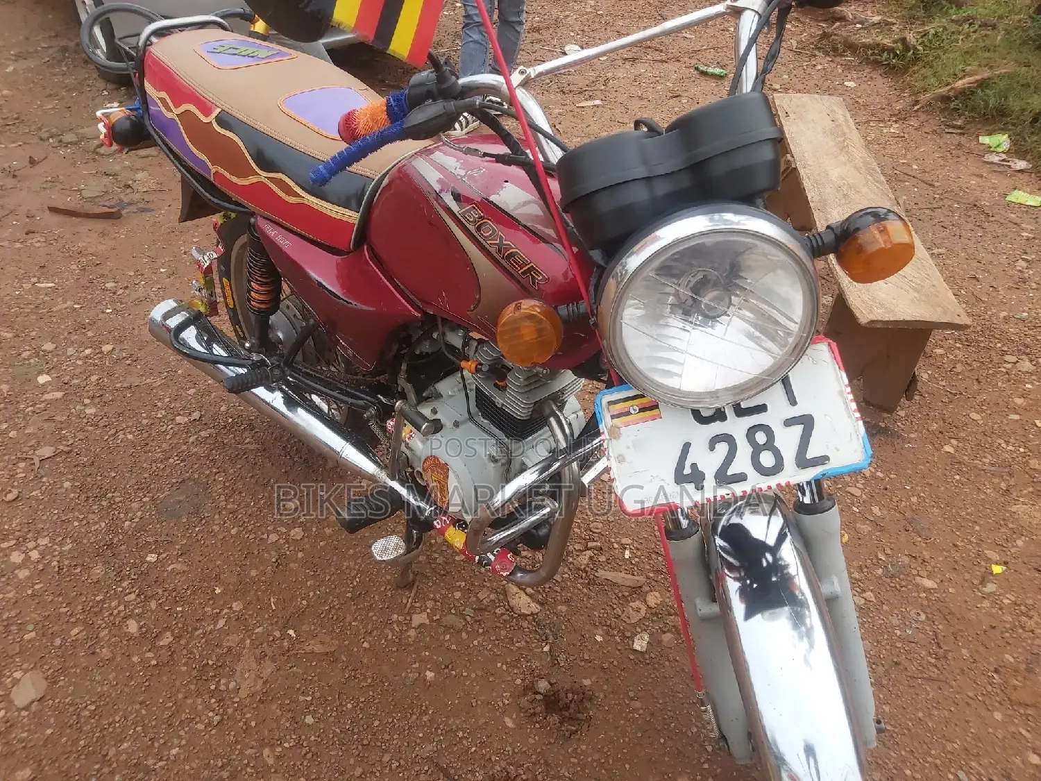 Bajaj Boxer 100 2018 Red