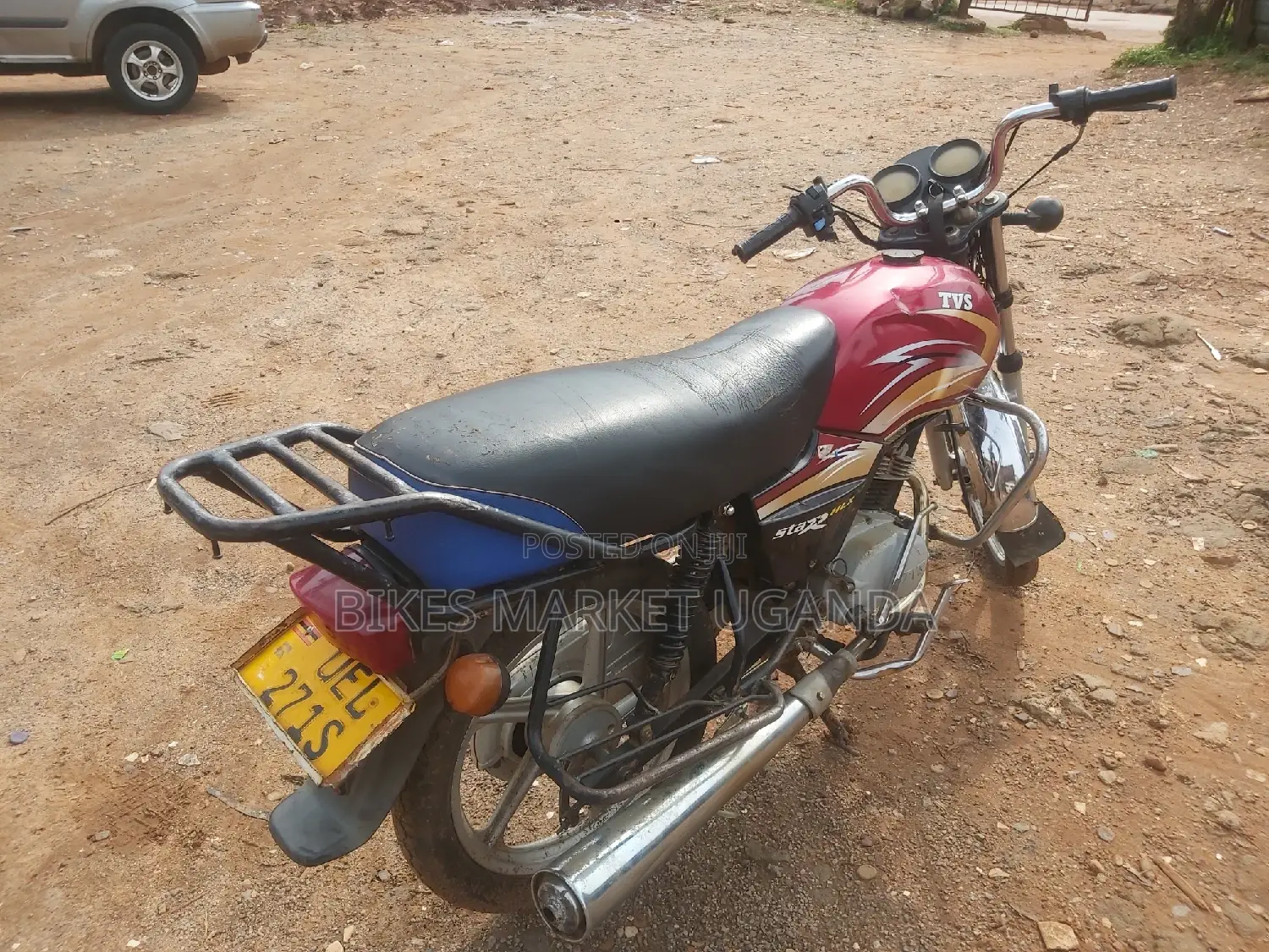 TVS XL 100 2017 Red