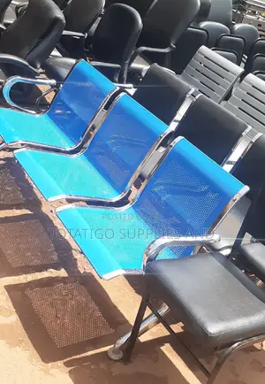 3 Seater Metalic Waiting Chair