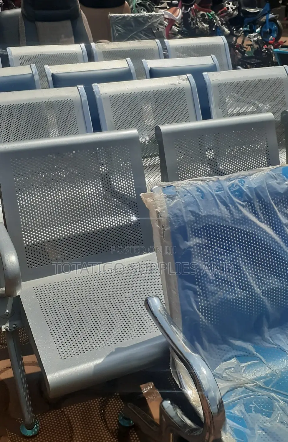 Original Metalic Waiting Chairs