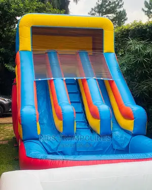 Bouncing Castle With a Swimming Pool