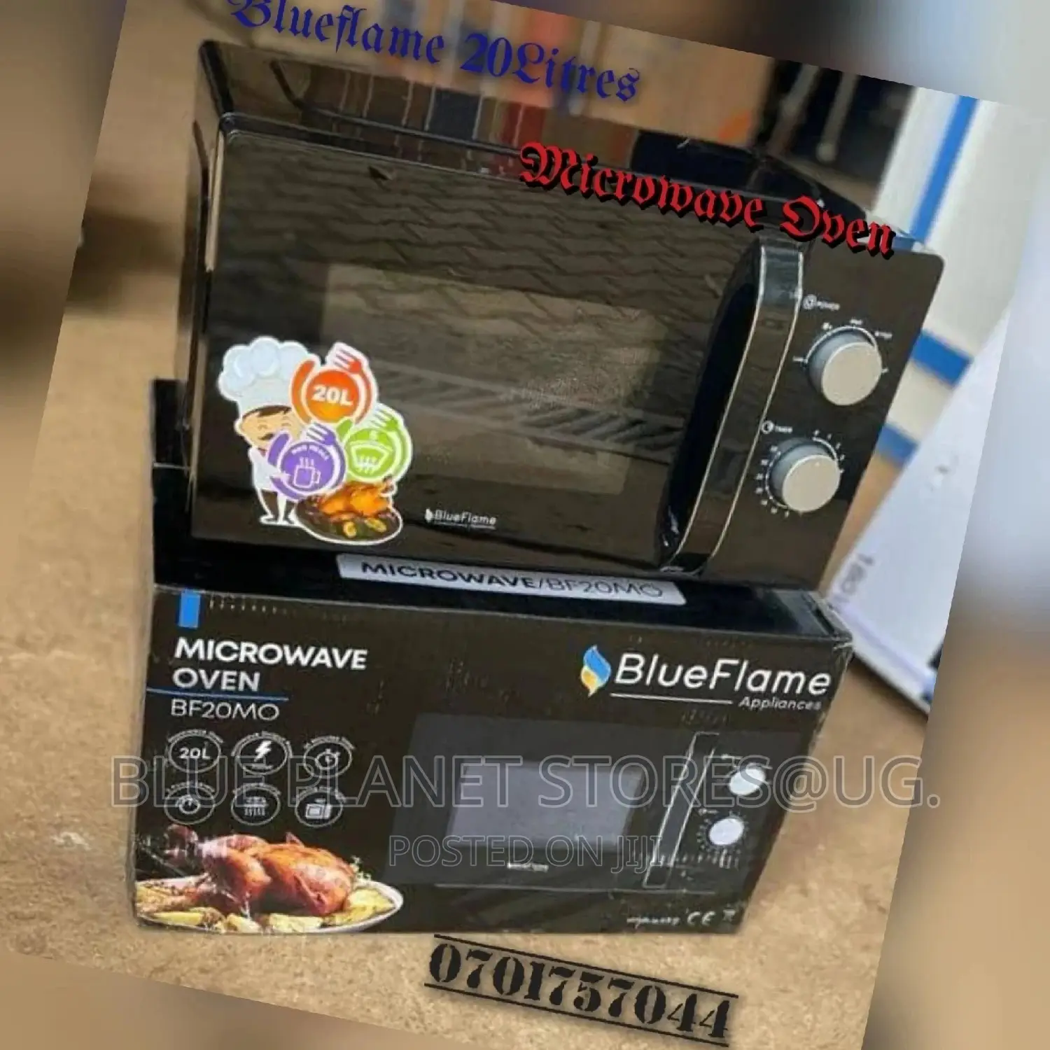 BLUEFLAME 20litres Manual Microwave Oven \\ 700w \\ BF20MO