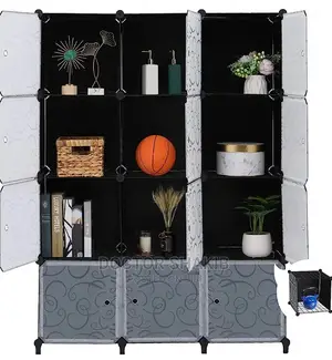 3 Column Plastic Wardrobe