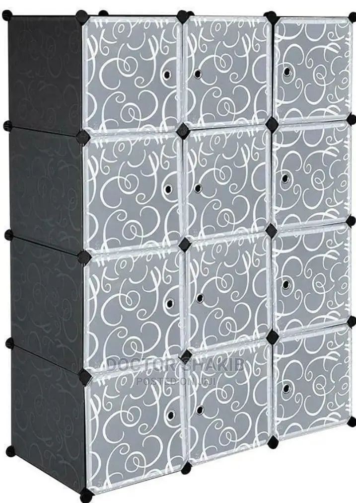 3 Column Plastic Wardrobe