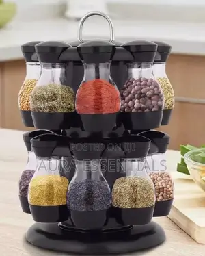 360 Rotating Spice Rack Stand