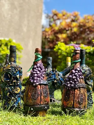 Rustic Wine Bottles