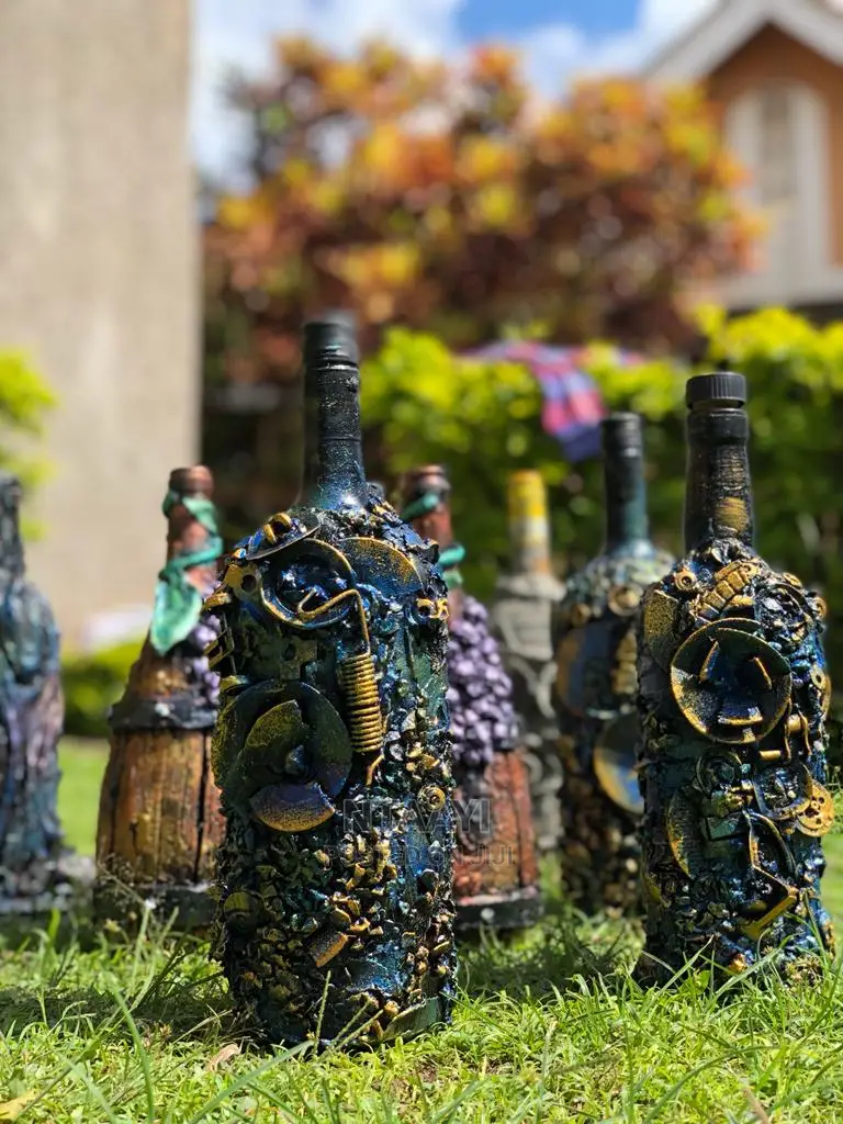 Rustic Wine Bottles