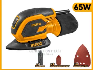 Ingco Electric Palm Sanding Machine- Finish Sander -65w