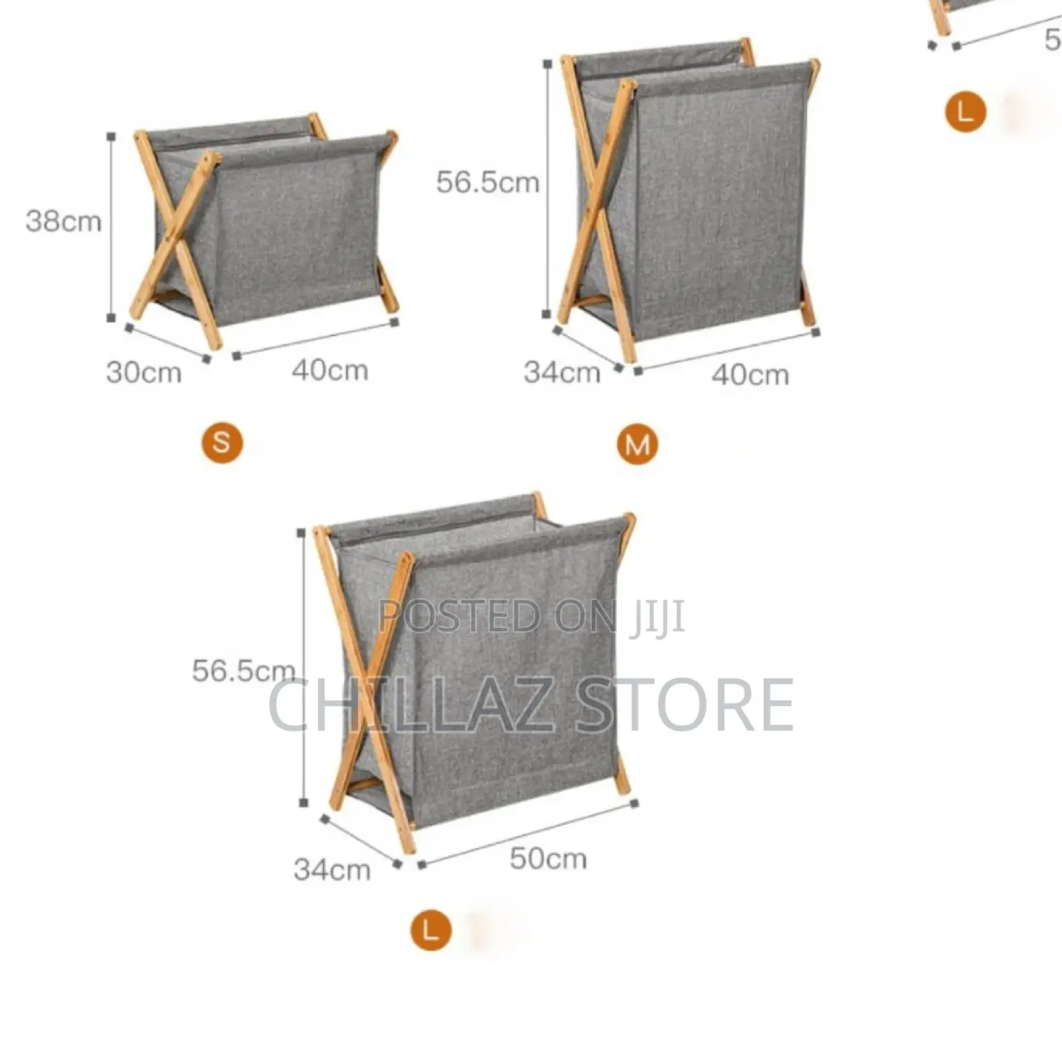 Foldable Bamboo Laundry Basket.