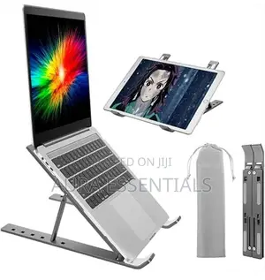 Foldable 6 Adjustable Heights Laptop Stand