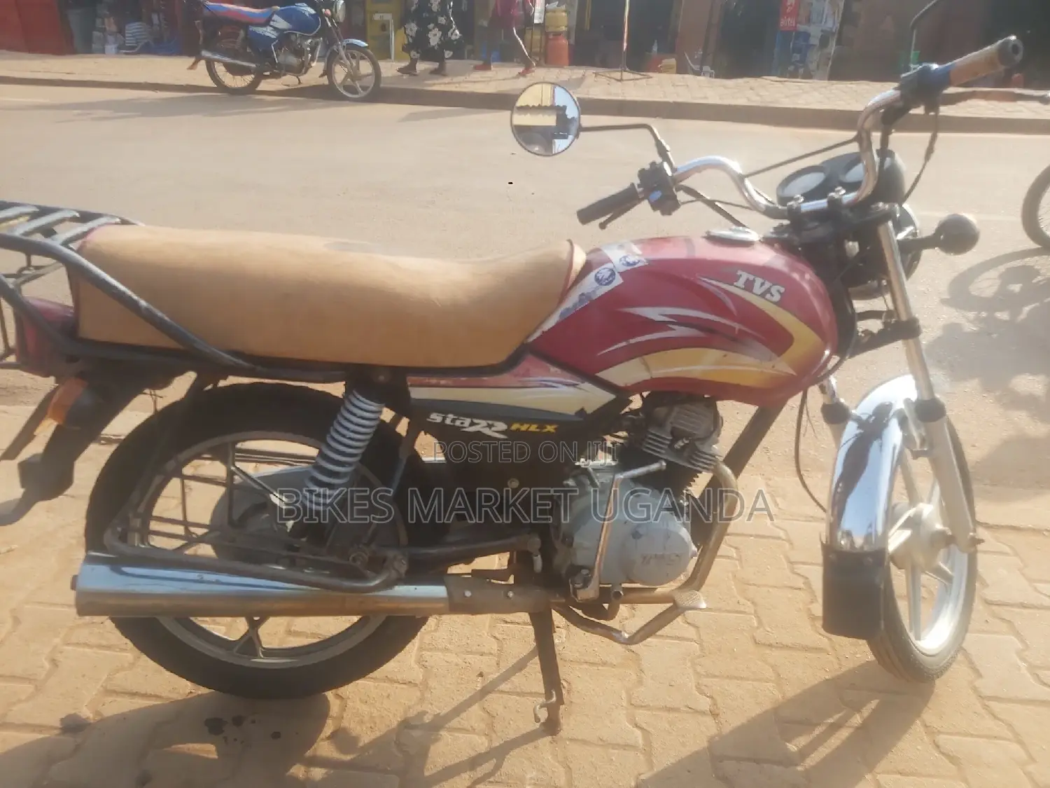 TVS XL 100 2017 Red
