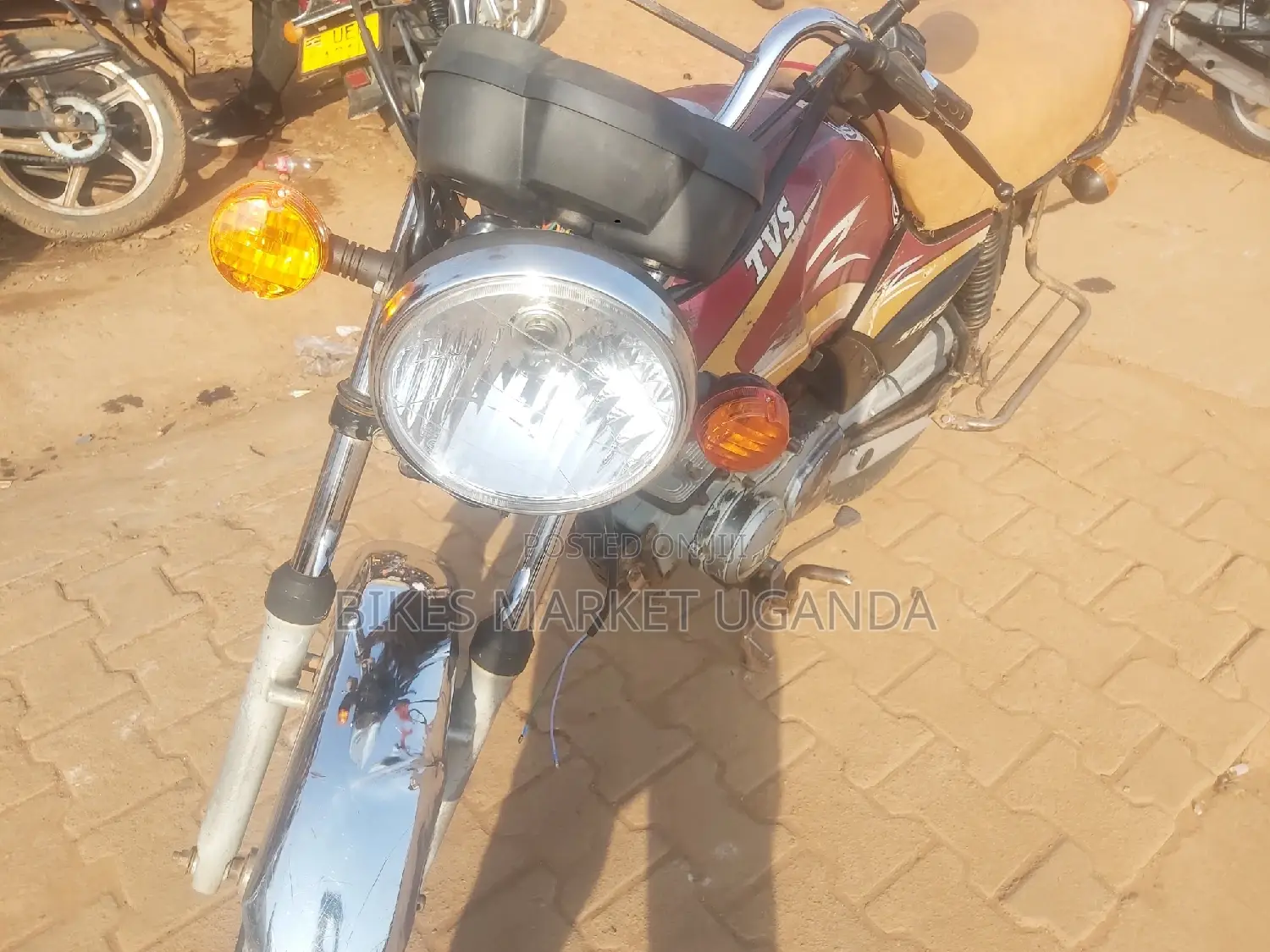TVS XL 100 2017 Red