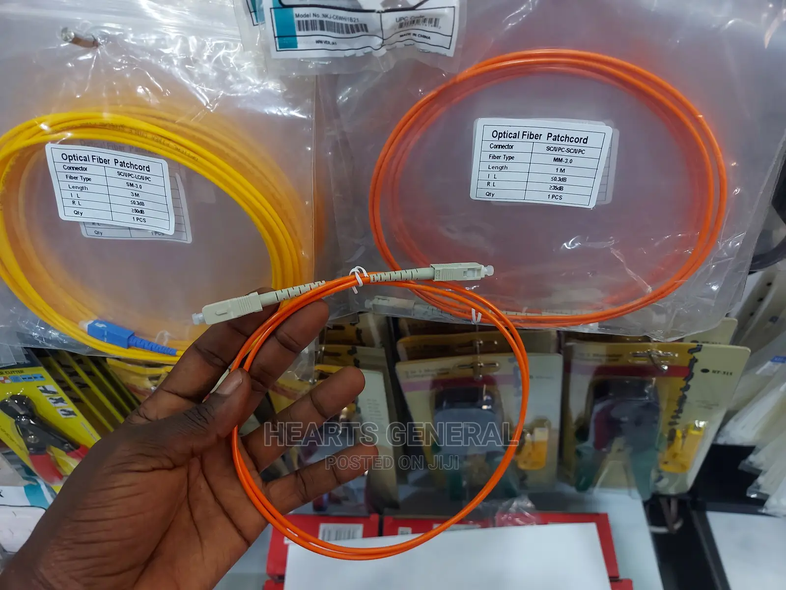Fiber Patch Cord SC/UPC-SC/UPC Multimode (1m Length)