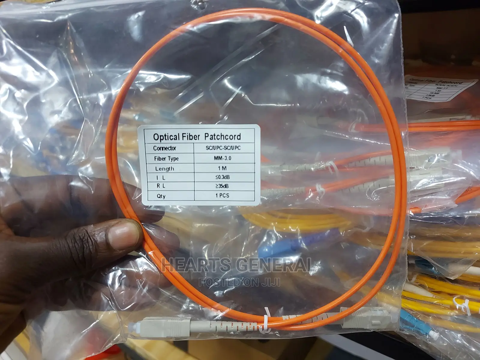Fiber Patch Cord SC/UPC-SC/UPC Multimode (1m Length)