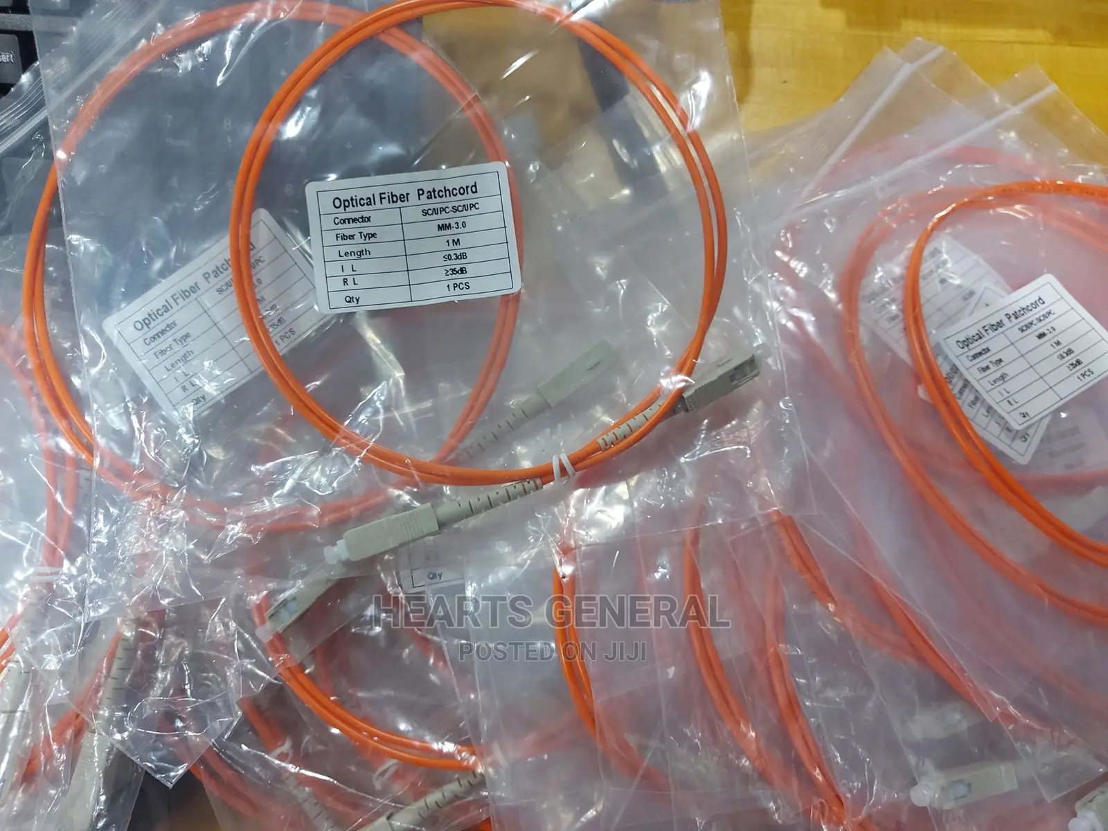 Fiber Patch Cord SC/UPC-SC/UPC Multimode (1m Length)