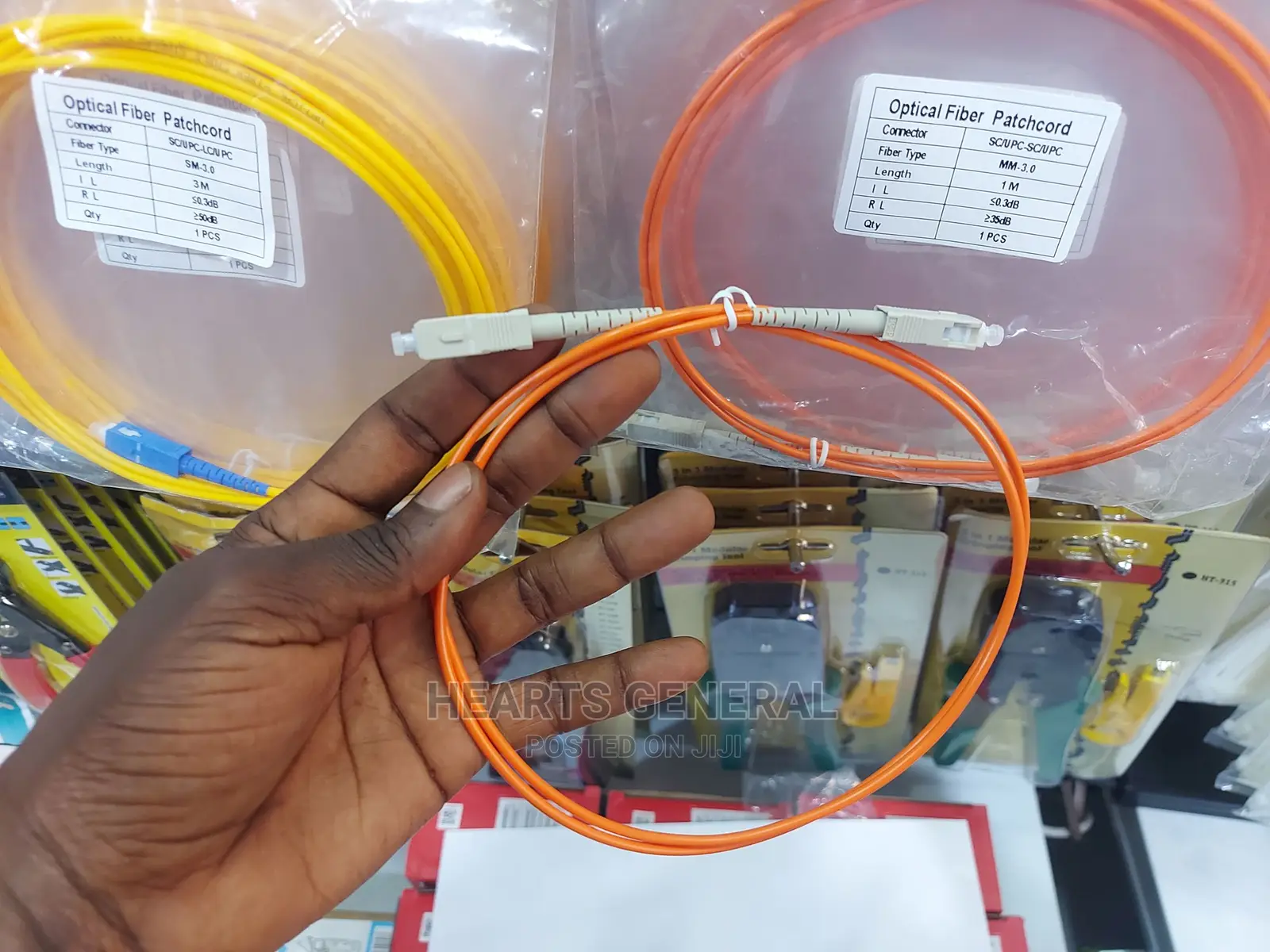 Fiber Patch Cord SC/UPC-SC/UPC Multimode (1m Length)