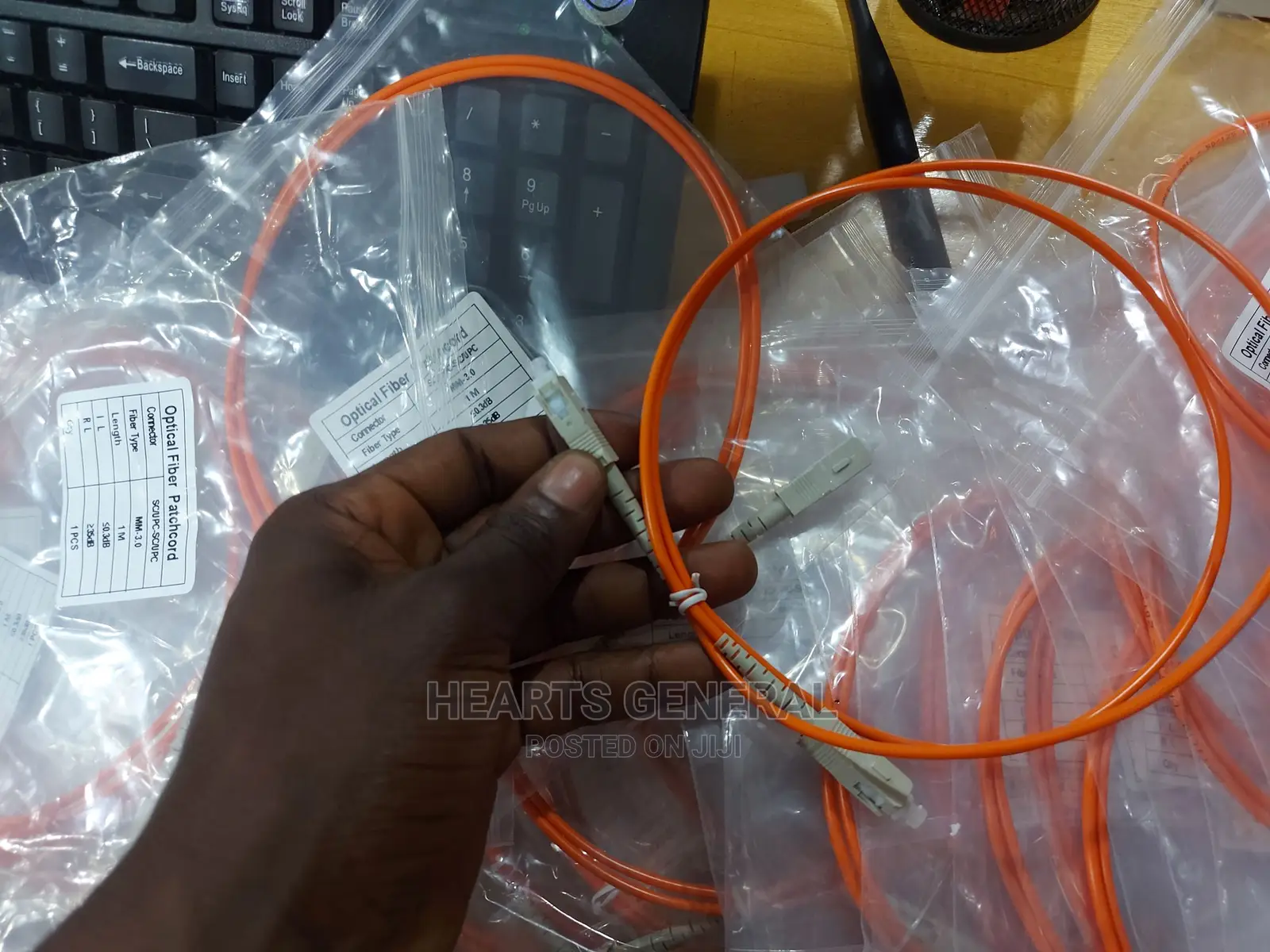 Fiber Patch Cord SC/UPC-SC/UPC Multimode (1m Length)