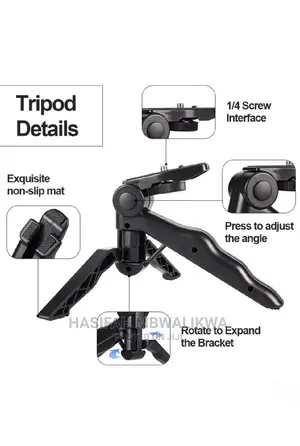 Arhanory Tripod Stand With LED Phone Ringlight