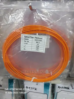 Fiber Patch Cable, Multimode Simplex (3 Meter Length)