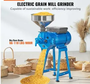 Vevor Electric Grain Mill Grinder, Corn Mill W/Funnel, New