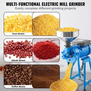 Vevor Electric Grain Mill Grinder, Corn Mill W/Funnel, New