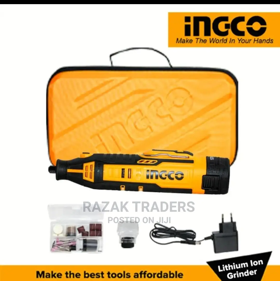 INGCO Lithium-Ion Die Grinder Drill Wood Carving Tool