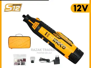 INGCO Lithium-Ion Die Grinder Drill Wood Carving Tool