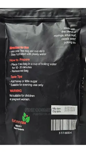 Flat Tummy Tea Sliming Weight Loss Tea Bags