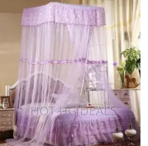 4x6 Decker Hanging Square Top Mosquito Net - Purple