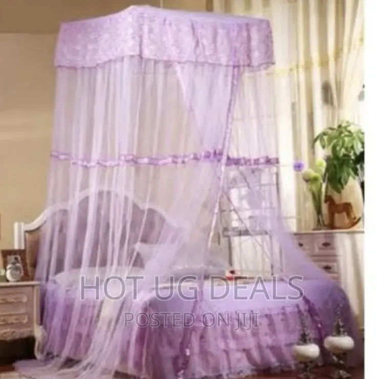 4x6 Decker Hanging Square Top Mosquito Net - Purple
