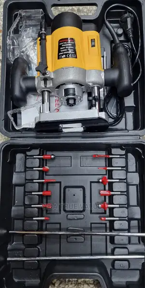 Wood Router With All Its Bits