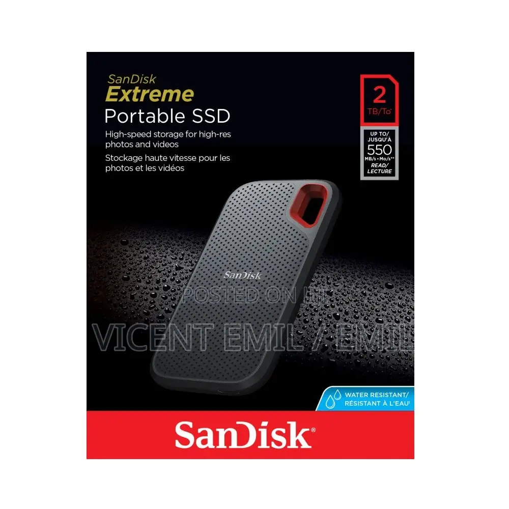 Portable External SSD 2tb Sandisk