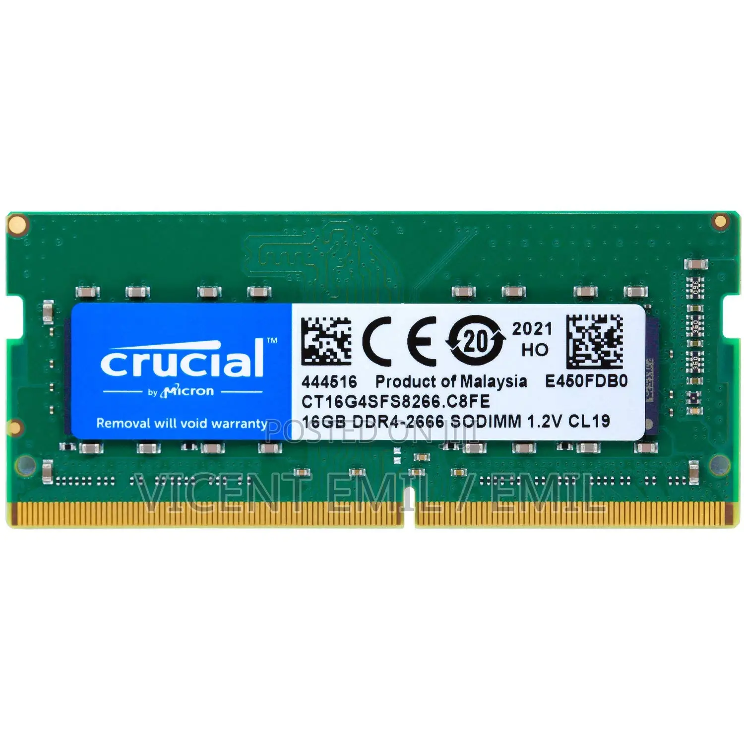 Ram Ddr4 For Laptop 16gb Crucial