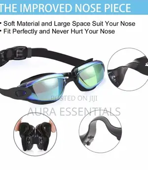 Uv Swimming Goggles Black
