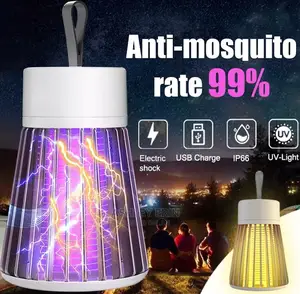 LED Mosquito Killer Trap Lamp Electric Shock Bug Zapper